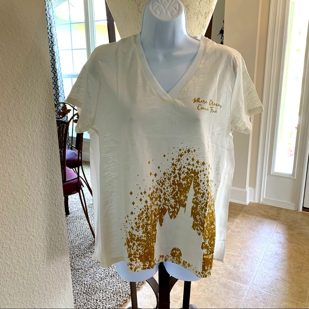 Disney “Where Dreams Come True” V-neck Tee
